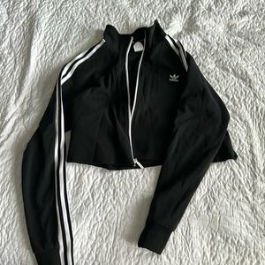 Adidas cropped full zip